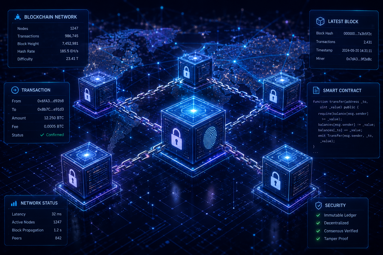 Secure technology infrastructure network representing BDT Apex strategic capital thesis